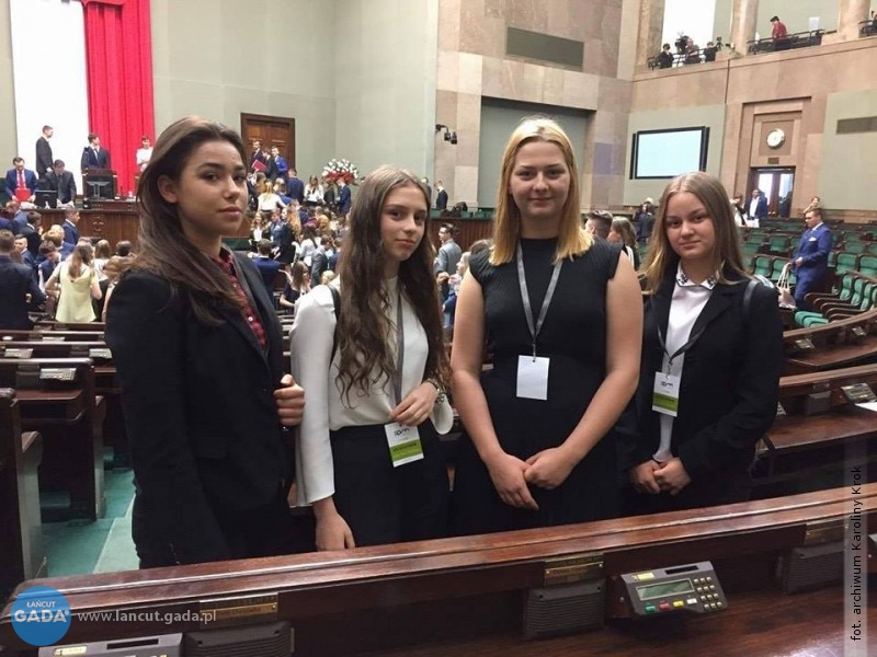 Młodzieżowa reprezentacja Łańcuta w Sejmie