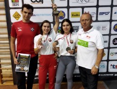 Siostry Blajer z medalami
