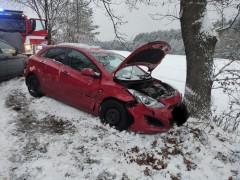 Wypadki na drogach w powiecie