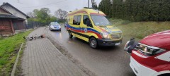 "Wywrotka" nietrzeźwego rowerzysty