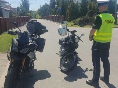 Motocykl - działania łańcuckich policjantów
