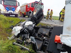 Wypadek, 3 ranne osoby