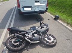 Ranny 16-letni motocyklista