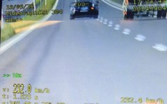 "Pędził" 232 km/h