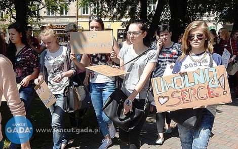 Happening na łańcuckich plantach