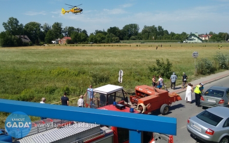 Wypadek w Głuchowie. Jedna osoba poszkodowana