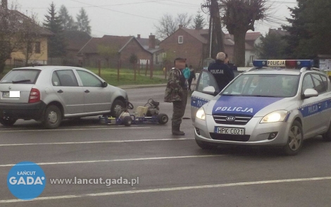 Kierowca gokarta spowodował wypadek. Prawdopodobnie był pod wpływem alkoholu