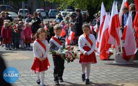 Przedszkolaki z Łańcuta uczciły Dzień Flagi Państwowej