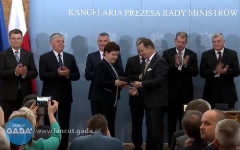 Premier Szydło w Łańcucie