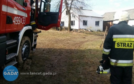 Dwie osoby ranne w pożarze