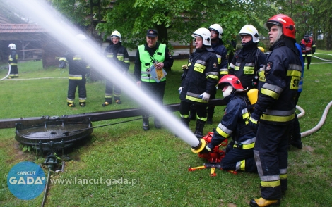 Pożar skansenu w Markowej