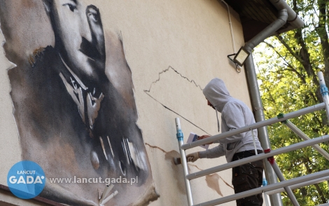 Mural ppłk. Ignacego Szpunara