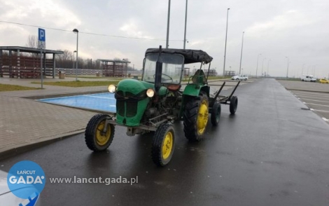 Traktorem po autostradzie