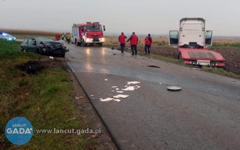 Groźny wypadek, jedna osoba ranna