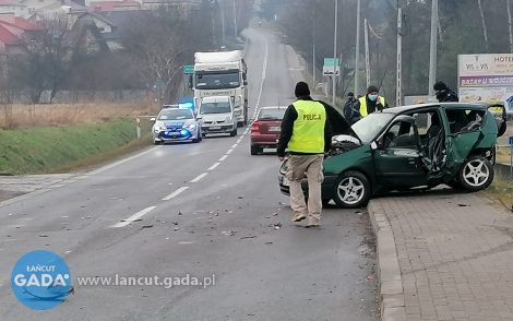 Jedna osoba ranna w wypadku