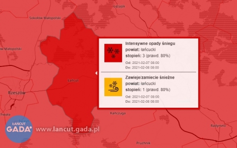 Intensywne opady śniegu