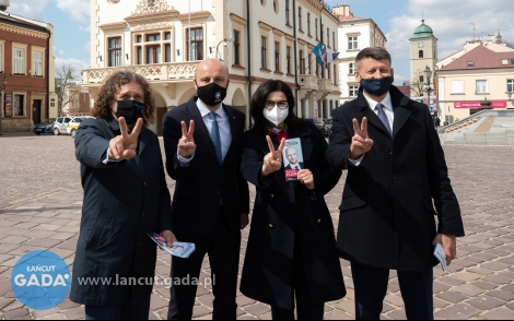 Burmistrz Łańcuta wsparł Konrada Fijołka