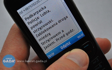 Korek? Policja wyśle Ci SMS