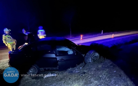 Wypadł z drogi i uderzył w przepust