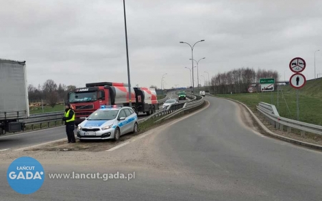 Utrudnienia przy wjeździe na A4