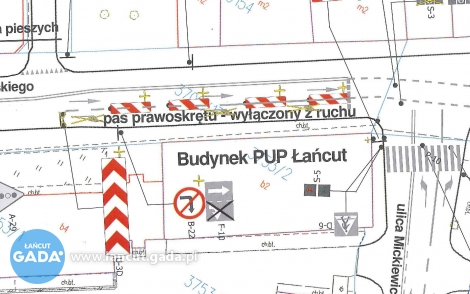 Tymczasowe utrudnienie w ruchu