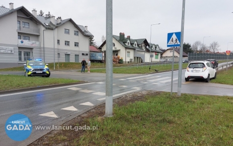 Potrącenie nastolatki na hulajnodze